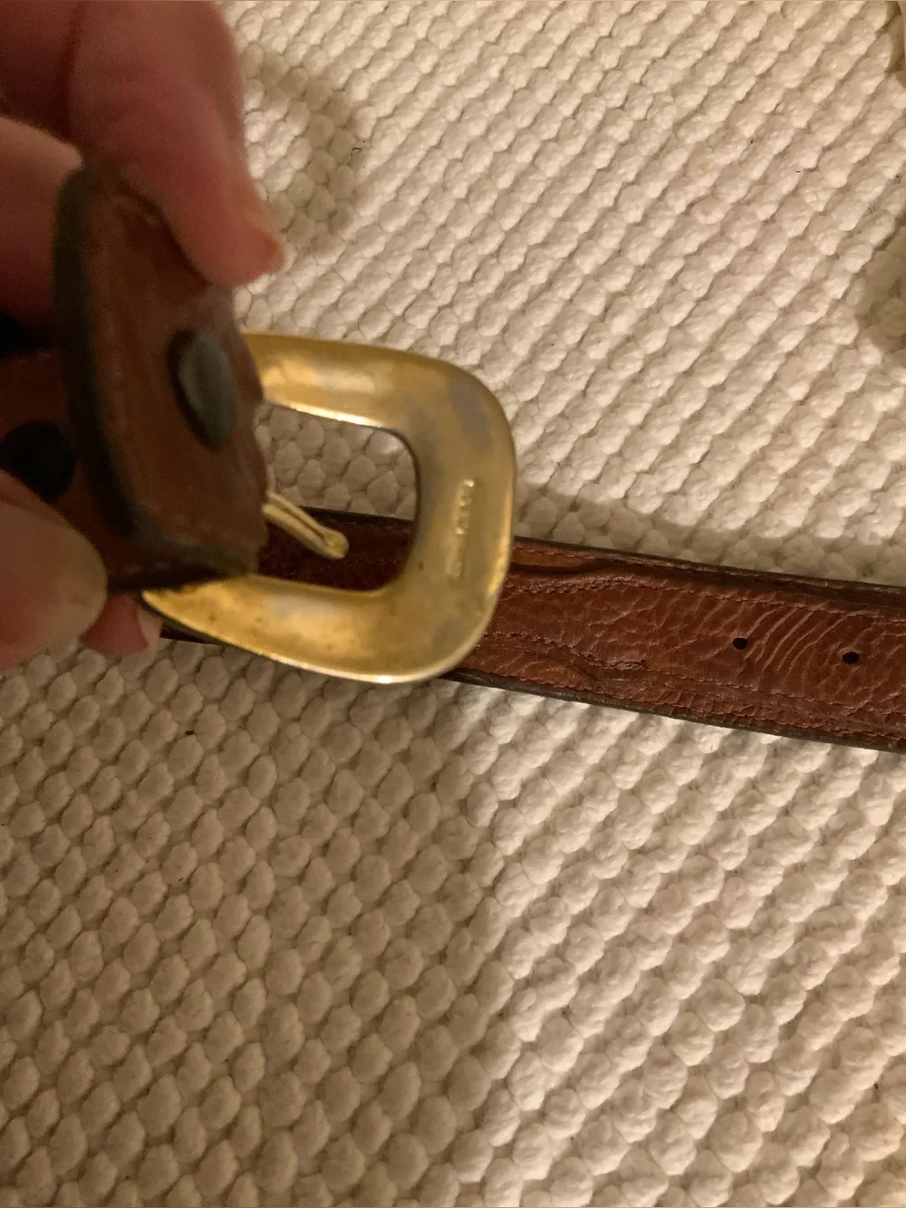 GRAVEL BOOTS OSTRICH BELT